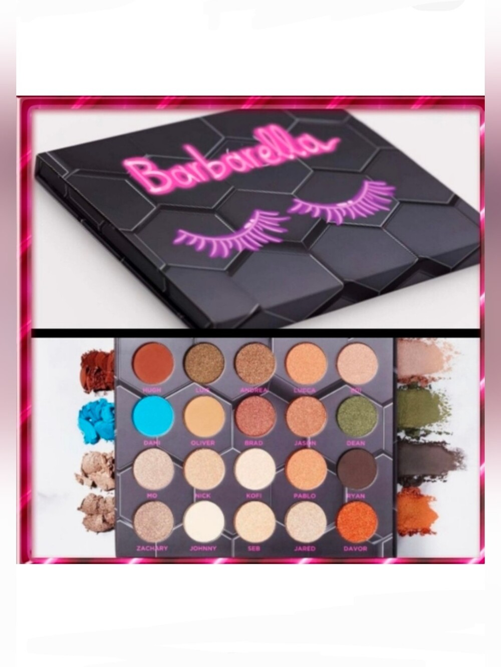 Barbarella Eyeshadow Palette 20 Shades